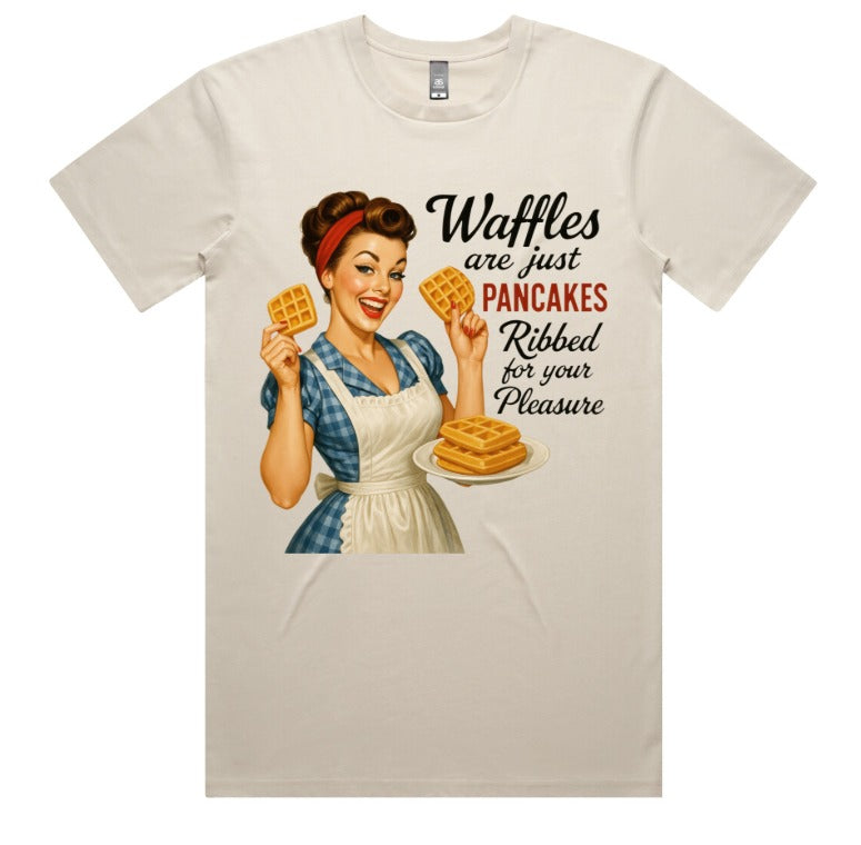 Waffles Are Just Pancakes Ribbed For Your Pleasure