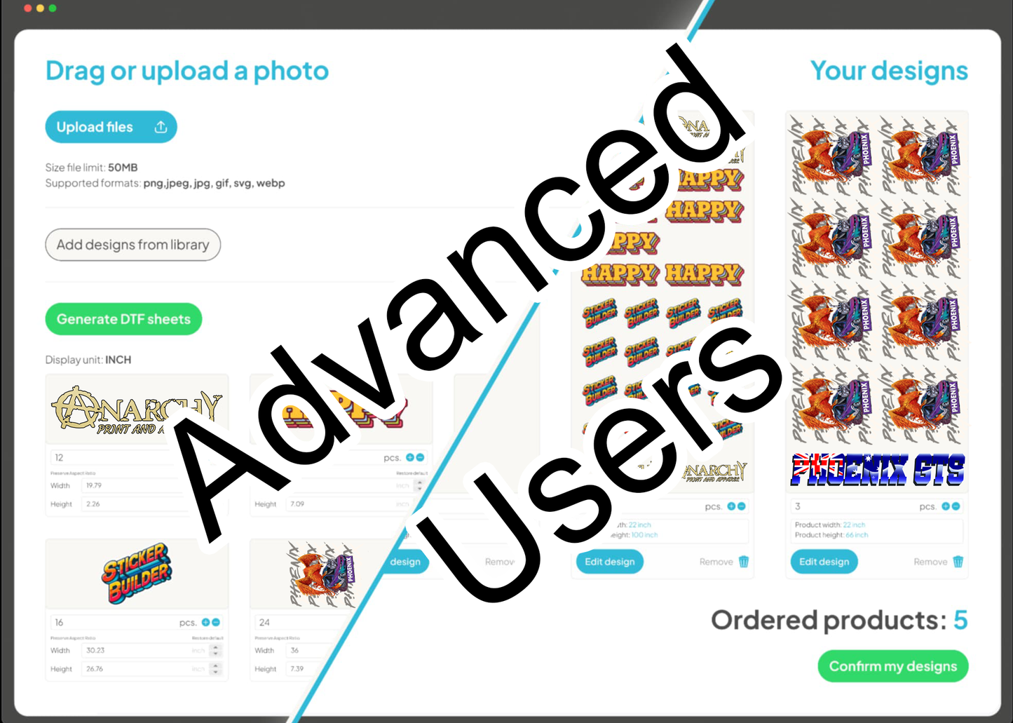 DTF GANGSHEET BUILDER MANUAL ADVANCED