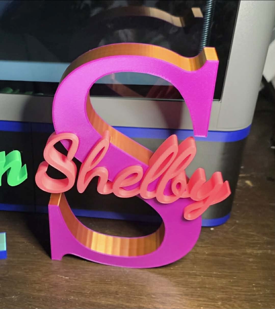 Custom Initial Name Sign
