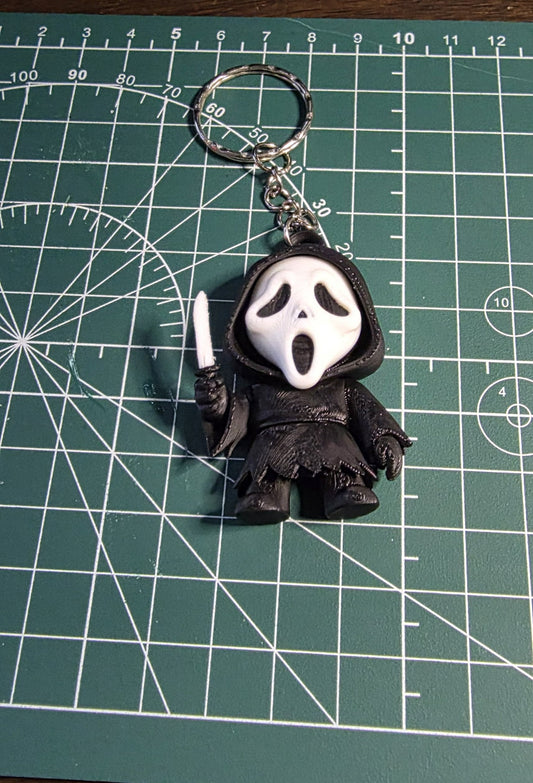 Scream Ghost Face Articulating Key Chain