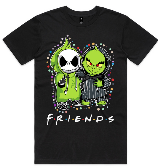Grinch Christmas Design on AS Colour shirts Select Your Design