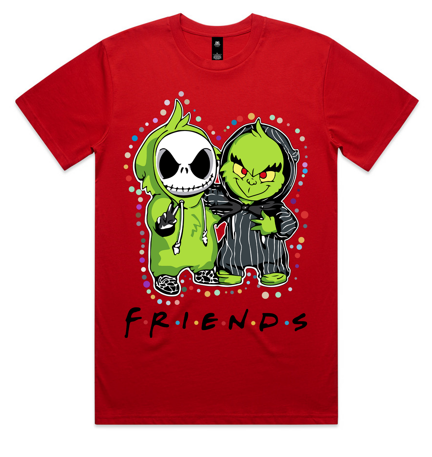 Grinch Christmas Design on AS Colour shirts Select Your Design
