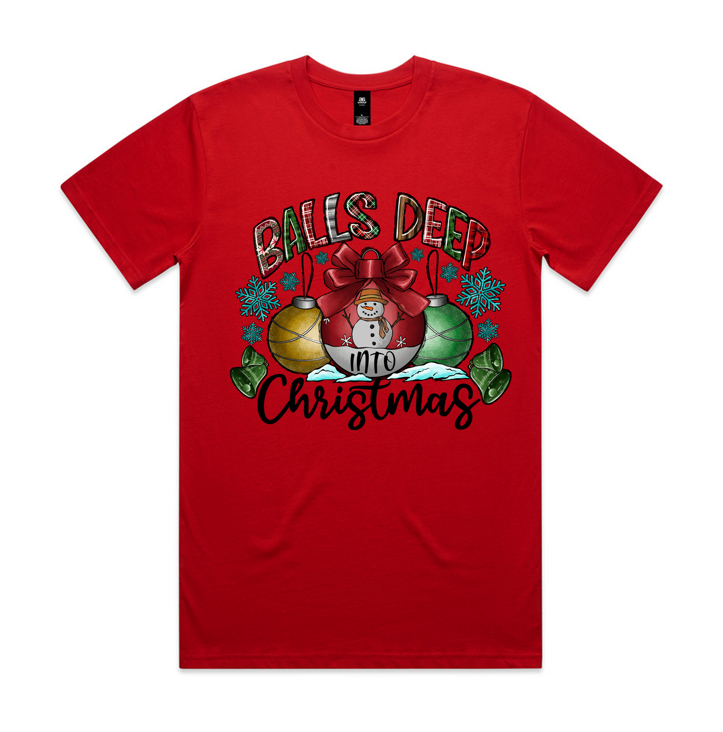 Christmas Designs on AS Colour shirts Select Your Design