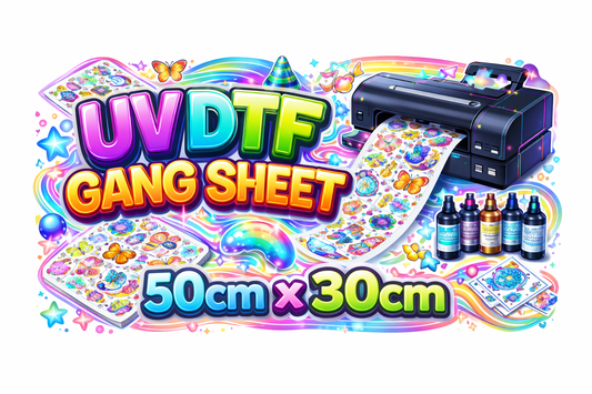 50cm x 30cm UV DTF Sheet (Half Meter)