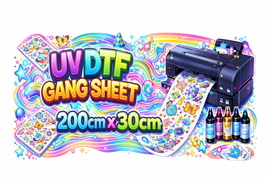 200cm x 30cm UV DTF Sheet (2 Meter)
