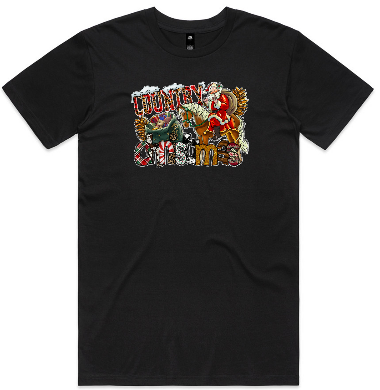 Christmas Designs on AS Colour shirts Select Your Design