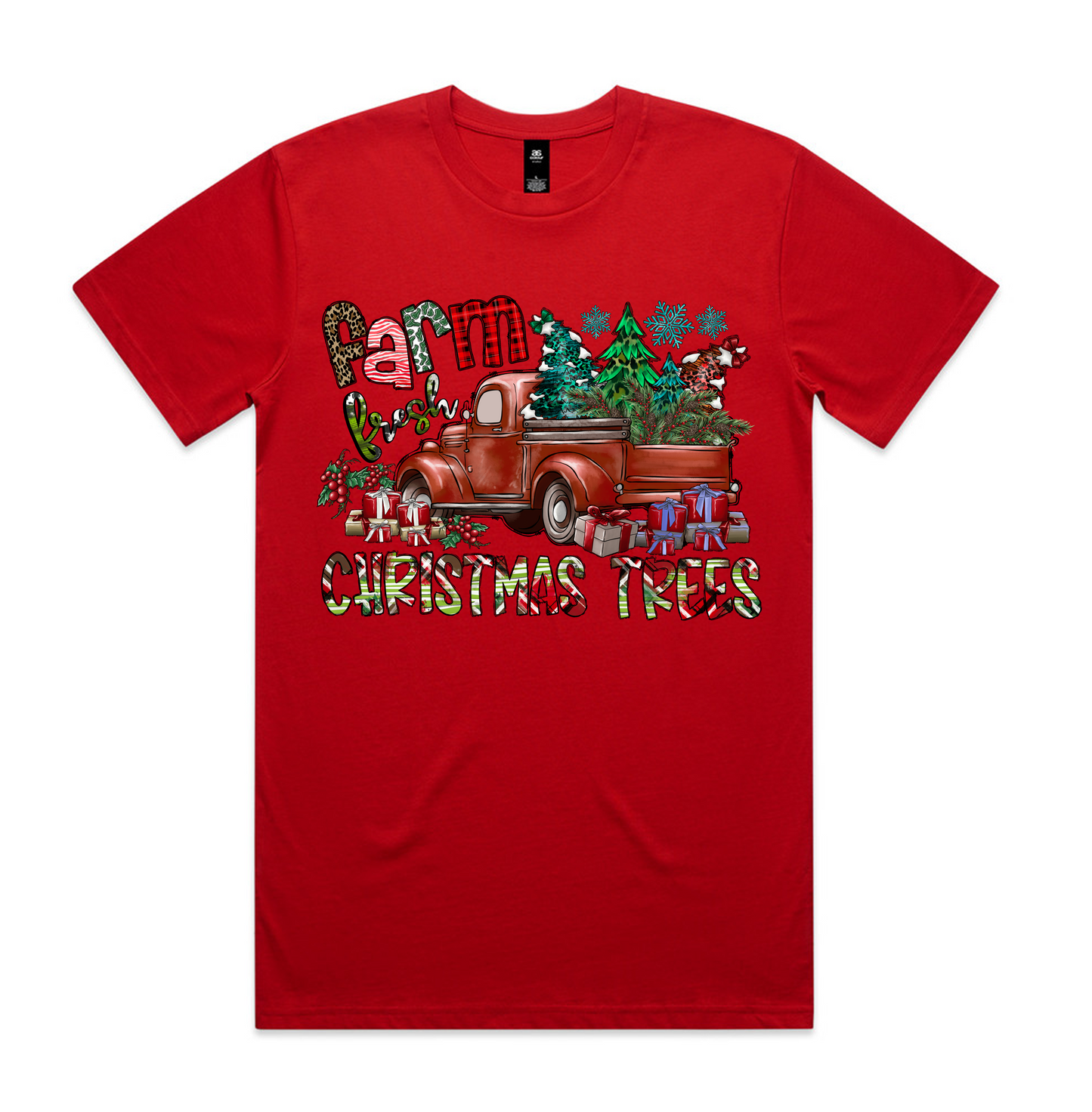 Christmas Designs on AS Colour shirts Select Your Design