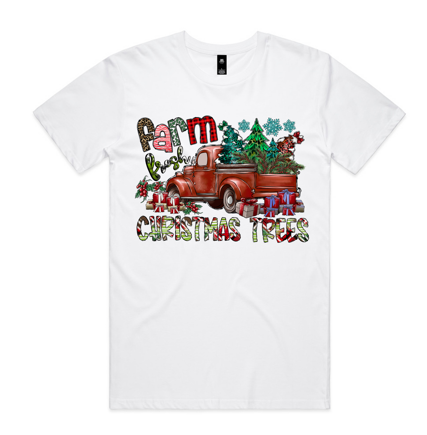 Christmas Designs on AS Colour shirts Select Your Design
