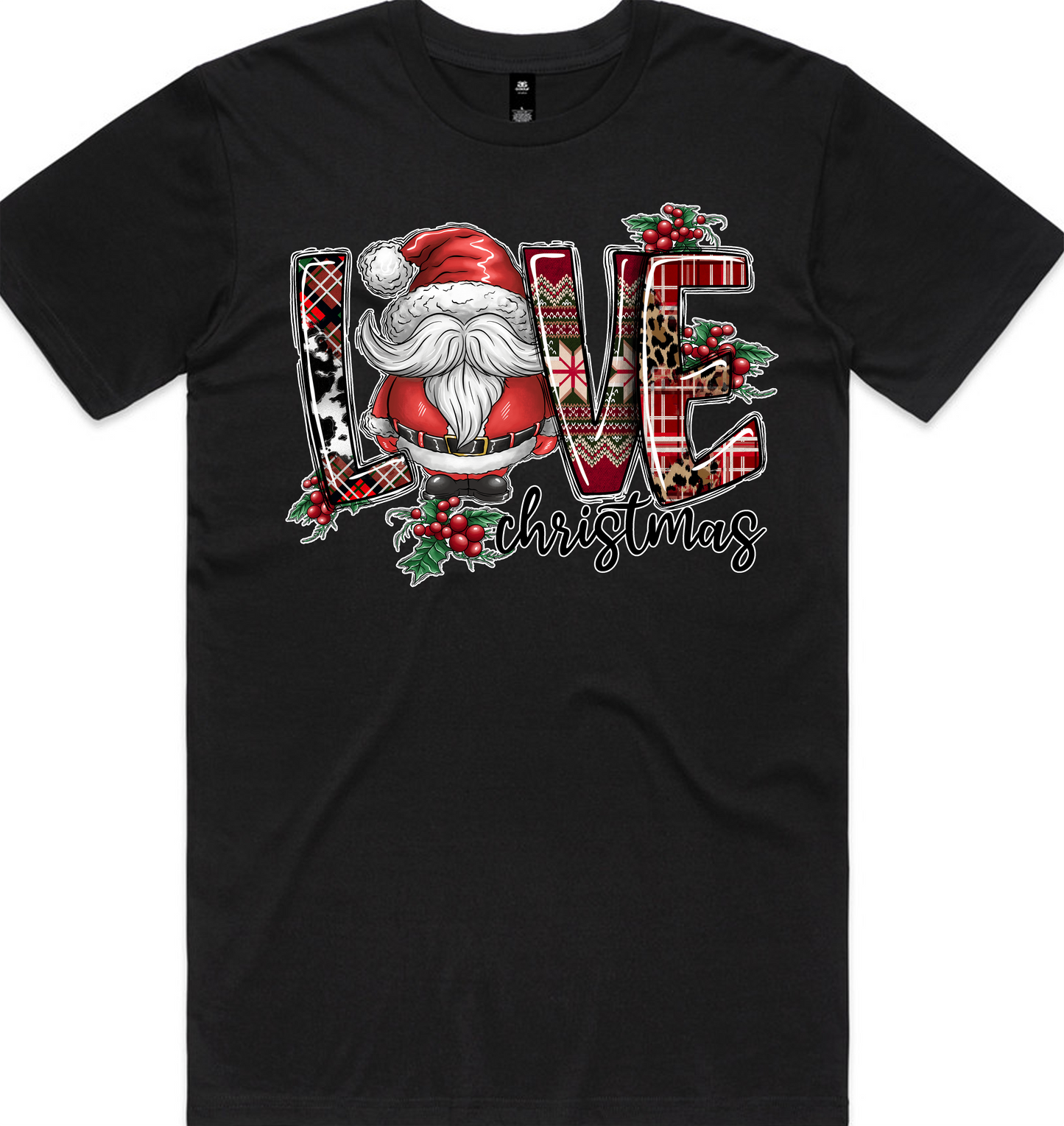 Christmas Designs on AS Colour shirts Select Your Design