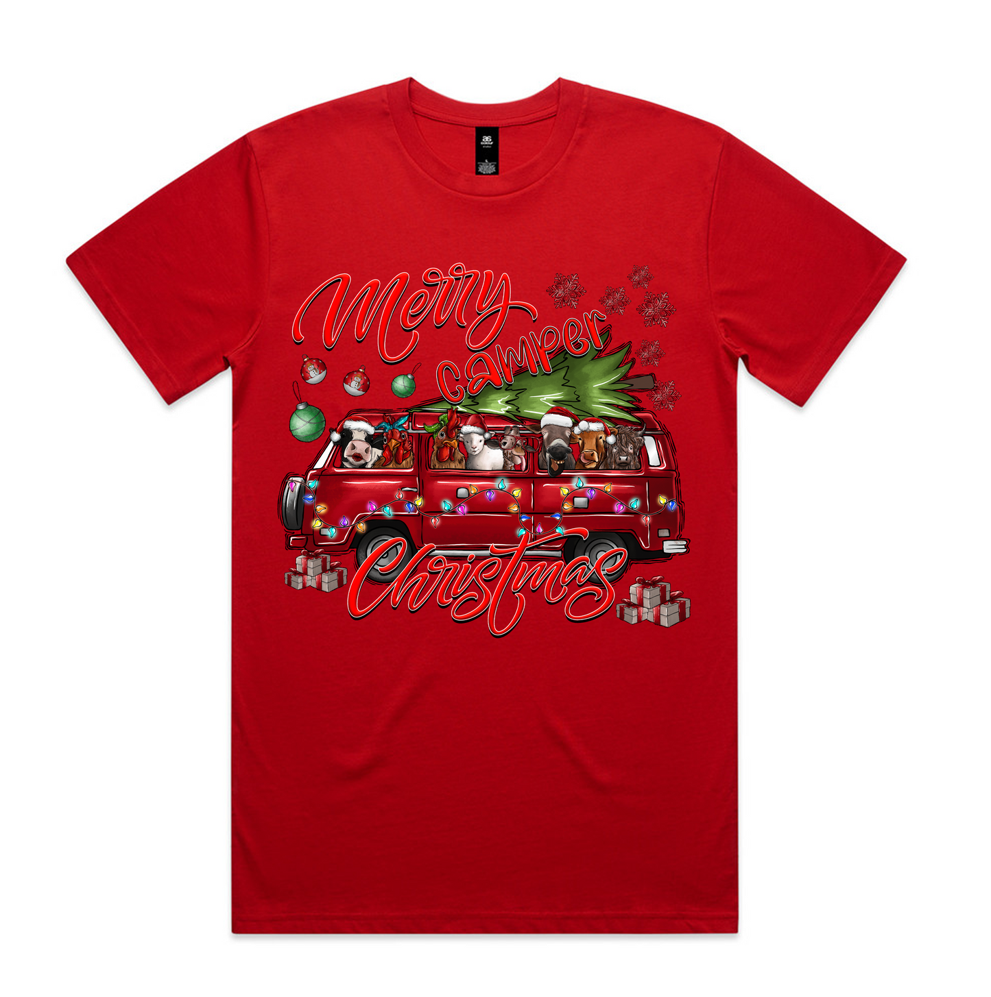 Christmas Designs on AS Colour shirts Select Your Design