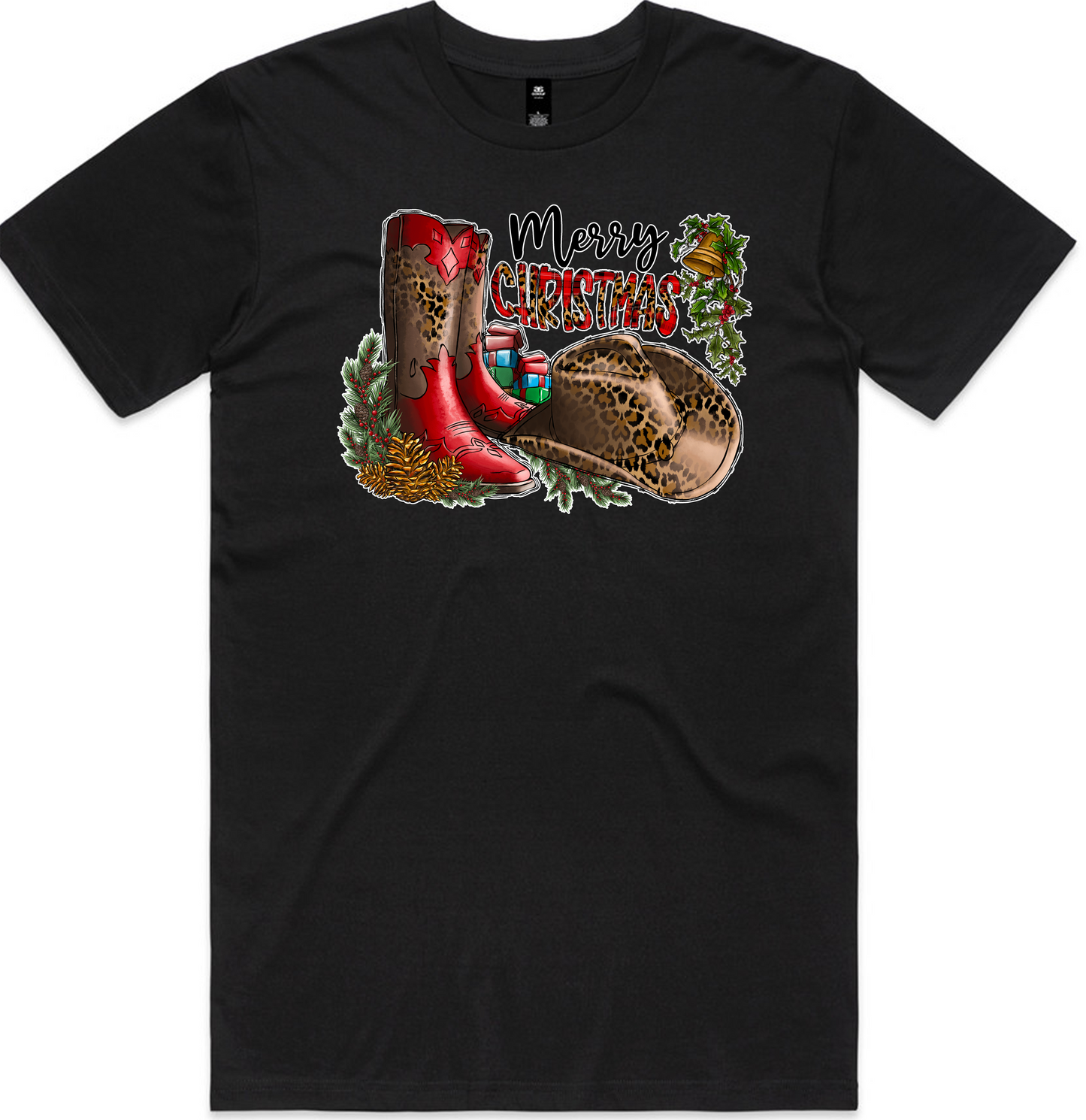 Christmas Designs on AS Colour shirts Select Your Design