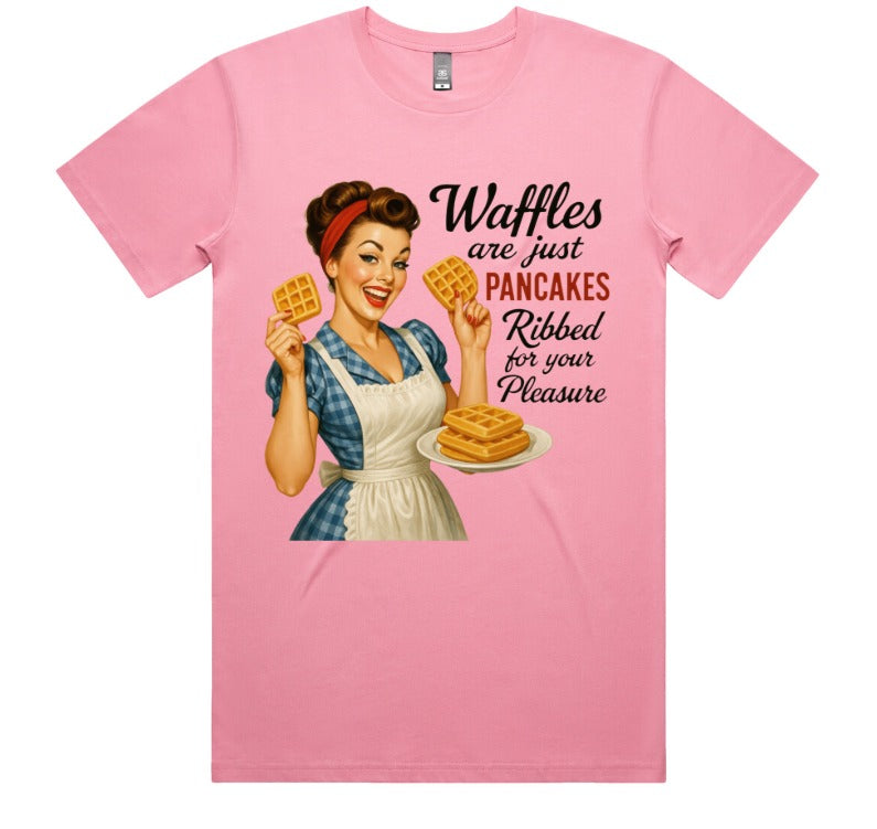 Waffles Are Just Pancakes Ribbed For Your Pleasure