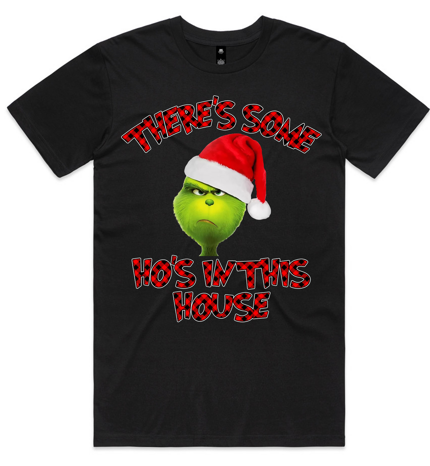 Grinch Christmas Design on AS Colour shirts Select Your Design