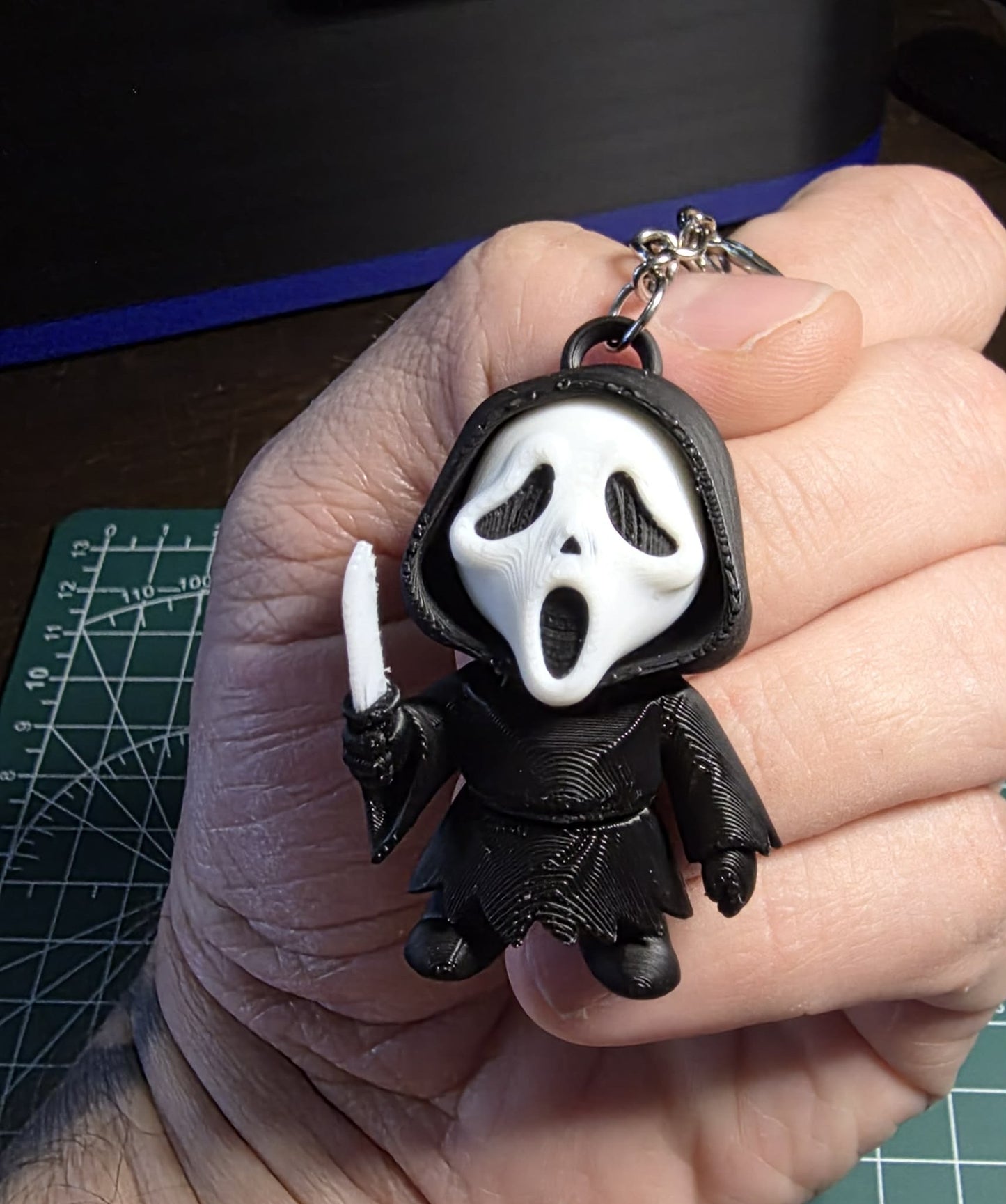 Scream Ghost Face Articulating Key Chain
