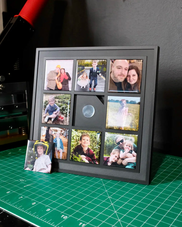 Rounded 2x2 - 9 Photo Frame