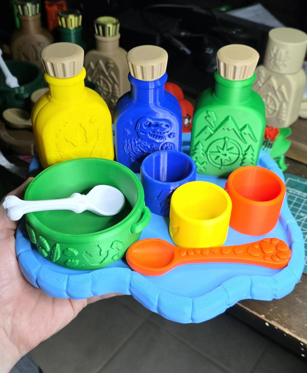 3D Printed Dinosaur Discovery Play Set