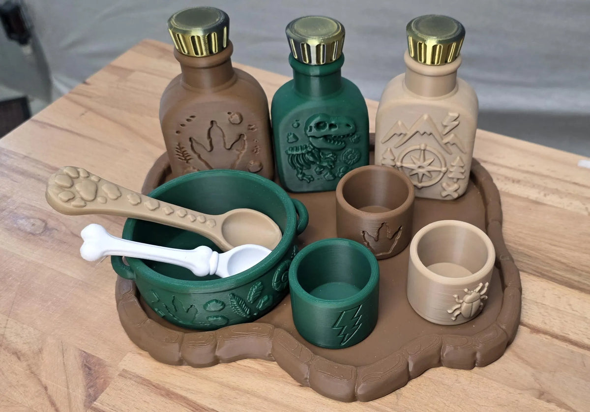 3D Printed Dinosaur Discovery Play Set