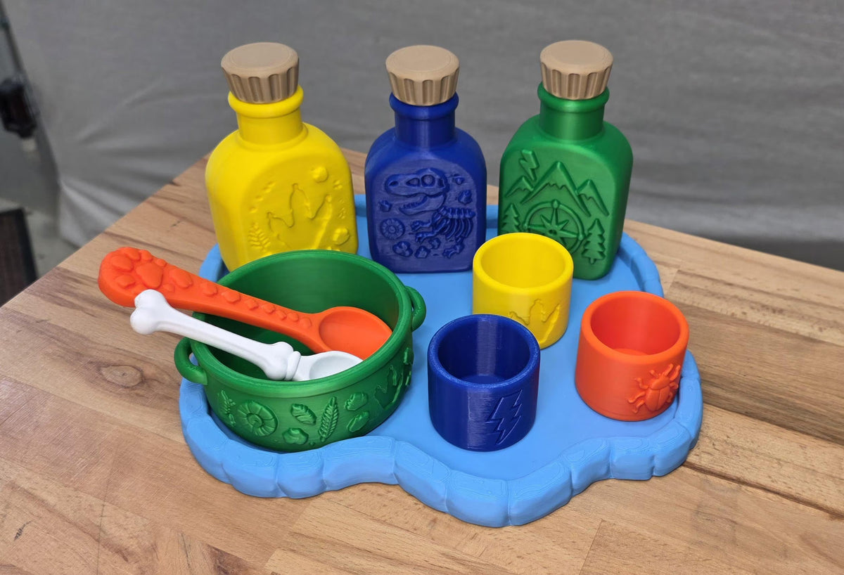 3D Printed Dinosaur Discovery Play Set